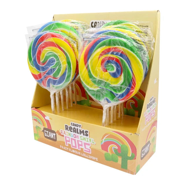 Candy Realms Large Round Lollipop