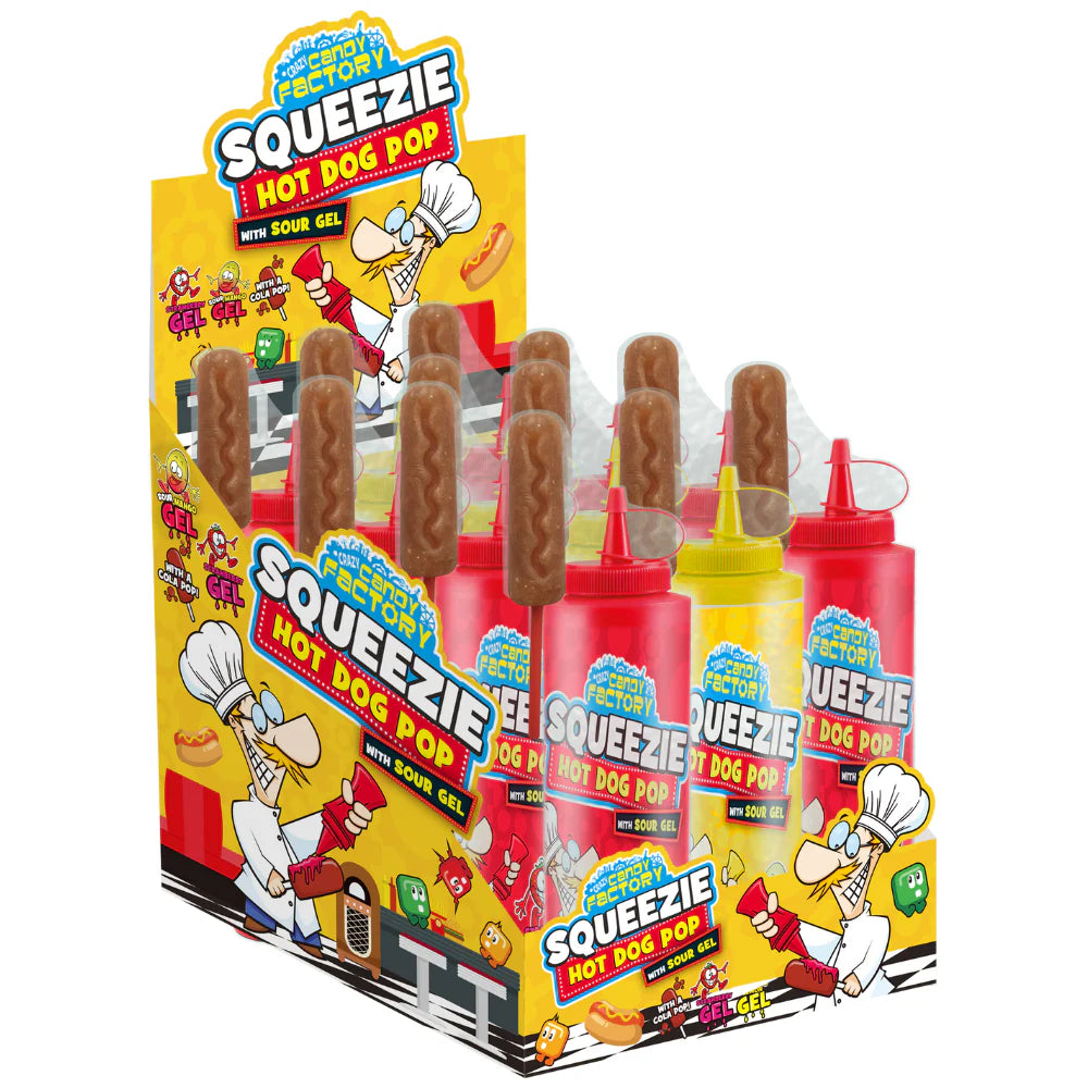 Squeeze Hot Dog Pop Candy