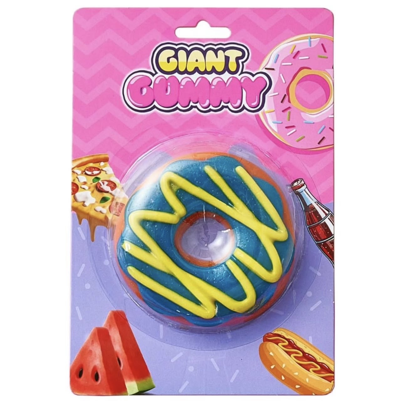 Giant Gummy Donut Blue