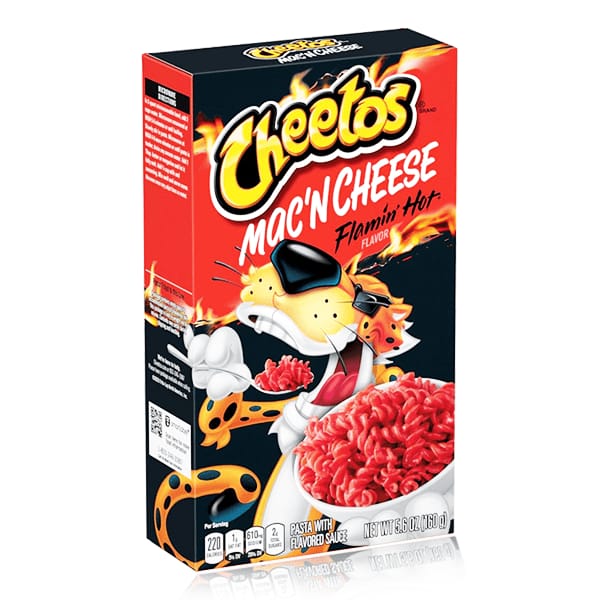 Mac N Cheese Cheetos Flamin Hot