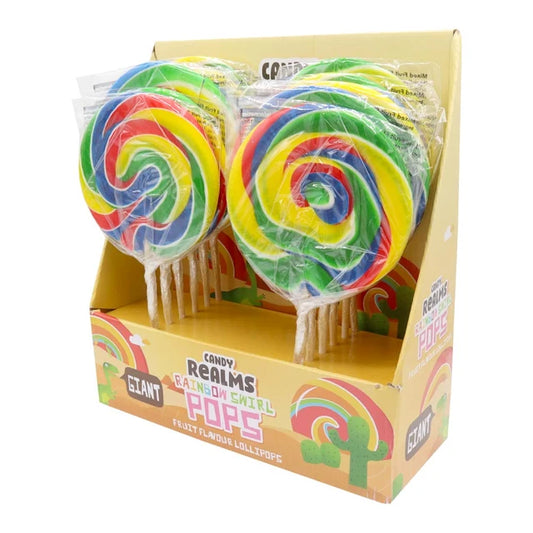 Candy Realms Large Round Lollipop