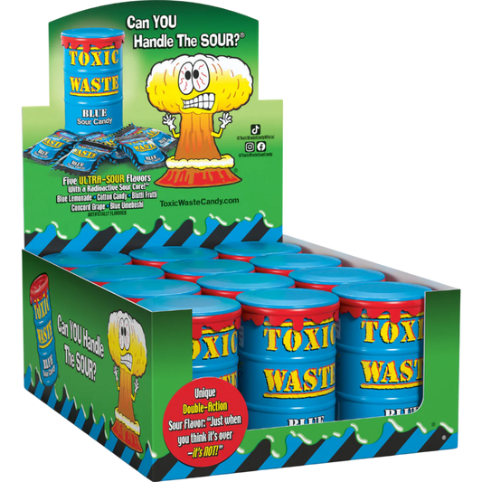 Toxic Waste Blue Drum New Dropped
