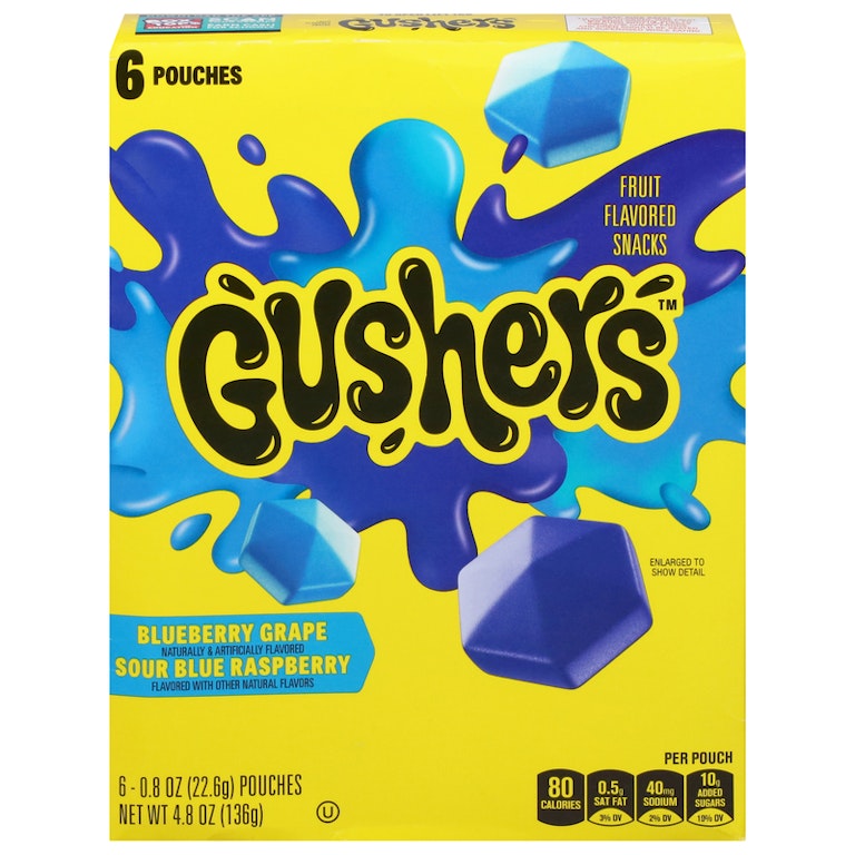 Gushers X6 Box Blue Gushers