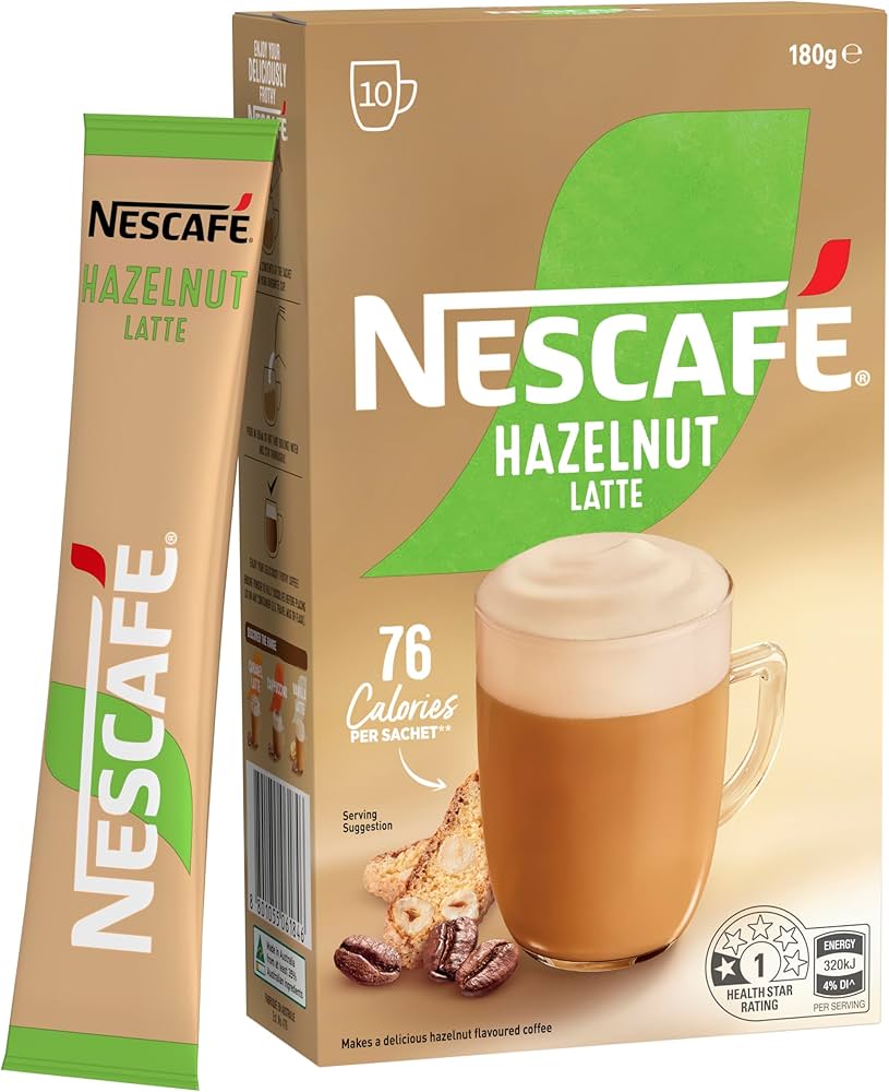 Nescafe Hazelnut Latte Sachet