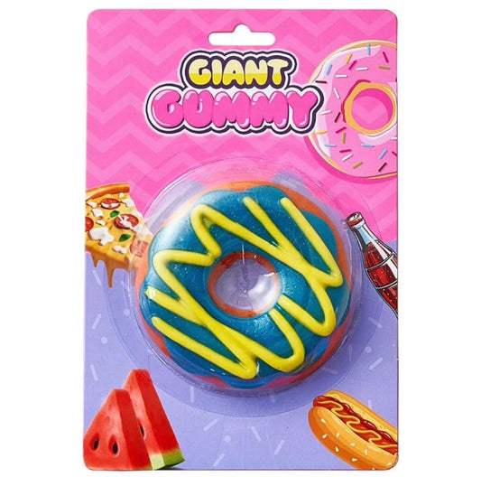 Giant Gummy  Donut Blue