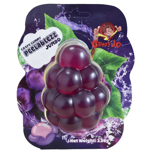 Crazy Jo Peelablezz Jumbo Grape Gummy