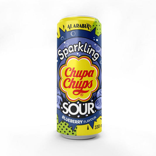Chupa Chups Sour Blueberry Can
