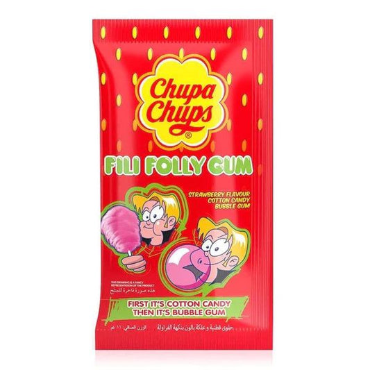 Chupa Chups Fili Folly Gum Strawberry