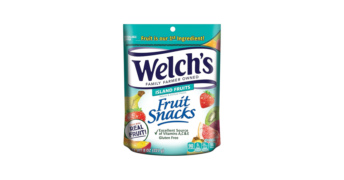 Welchs Fruit Snacks Island Fruits