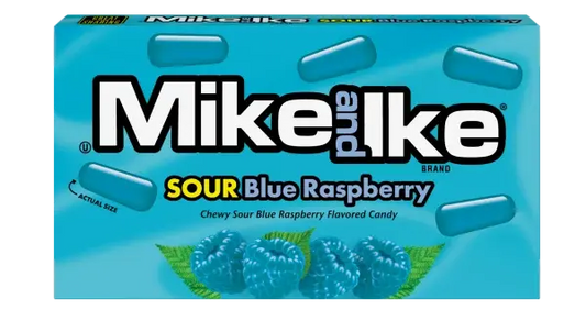 Mike N Ike Sour Blue Raspberry
