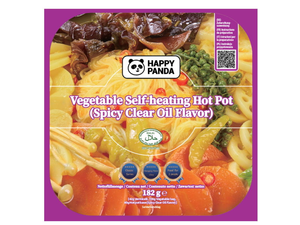 Vegetable Self-heating Hot Pot Spicy Clear Oil Flavor