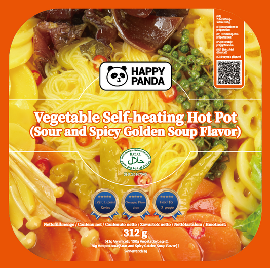 Vegetable Self-heating Hot Pot Sour And Spicy Golden Soup Flavor