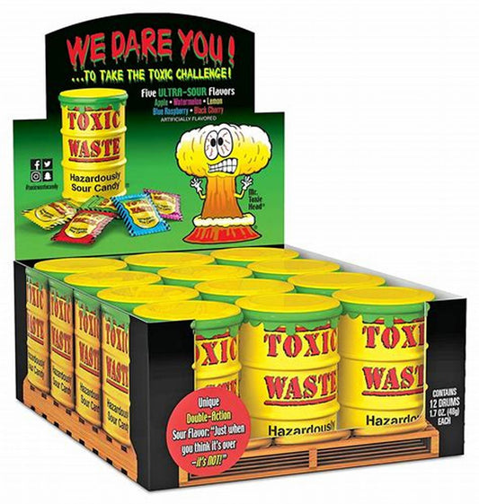 Toxic Waste Barrel Yellow