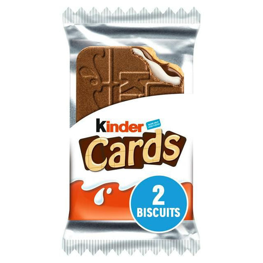 Kinder Cards 2 biscuits